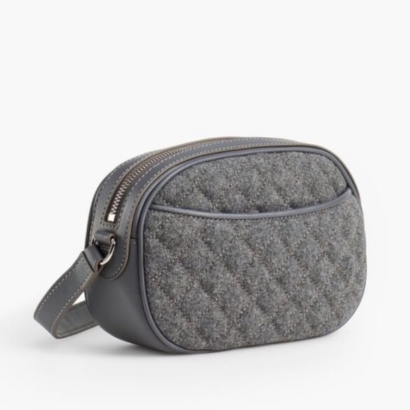 NWOT Talbots Quilted Flannel Crossbody Satchel - Picture 3 of 9